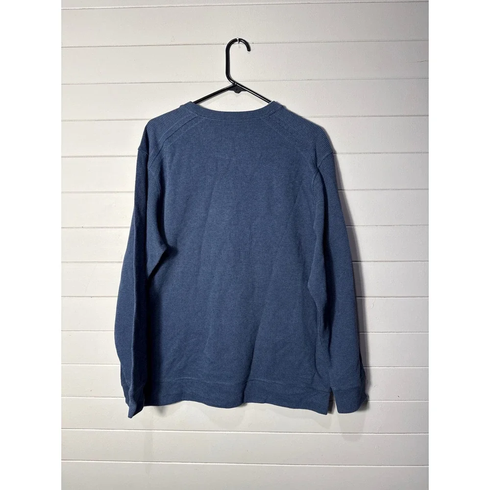 Method Mens V-Neck Pullover Sweater Navy Blue‎ Waffle Knit Size Medium NWT